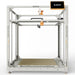 elegoo orangestorm giga 3d printer with aluminium frame from front view