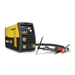 front left view of bossweld ac/dc 200x tig and stick welding machine with torch, holder and clamp on the right