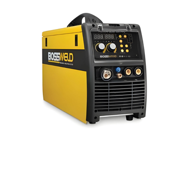 bossweld powerpulse 250pfc inverter welder from front left side view