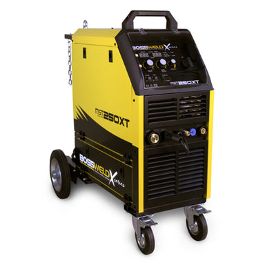 bossweld x series mst 250xt inverter welder from front left side view