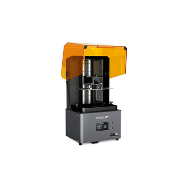 Creality Halot-Mage S 14K Resin 3D Printer from front left view with open lid
