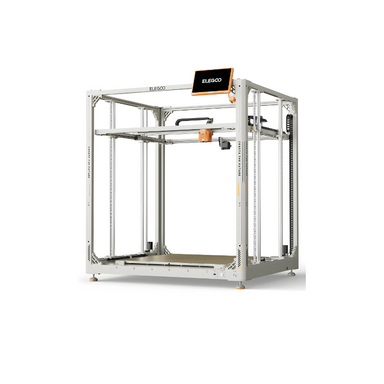 elegoo orangestorm giga industrial grade 3d printer from front right side view