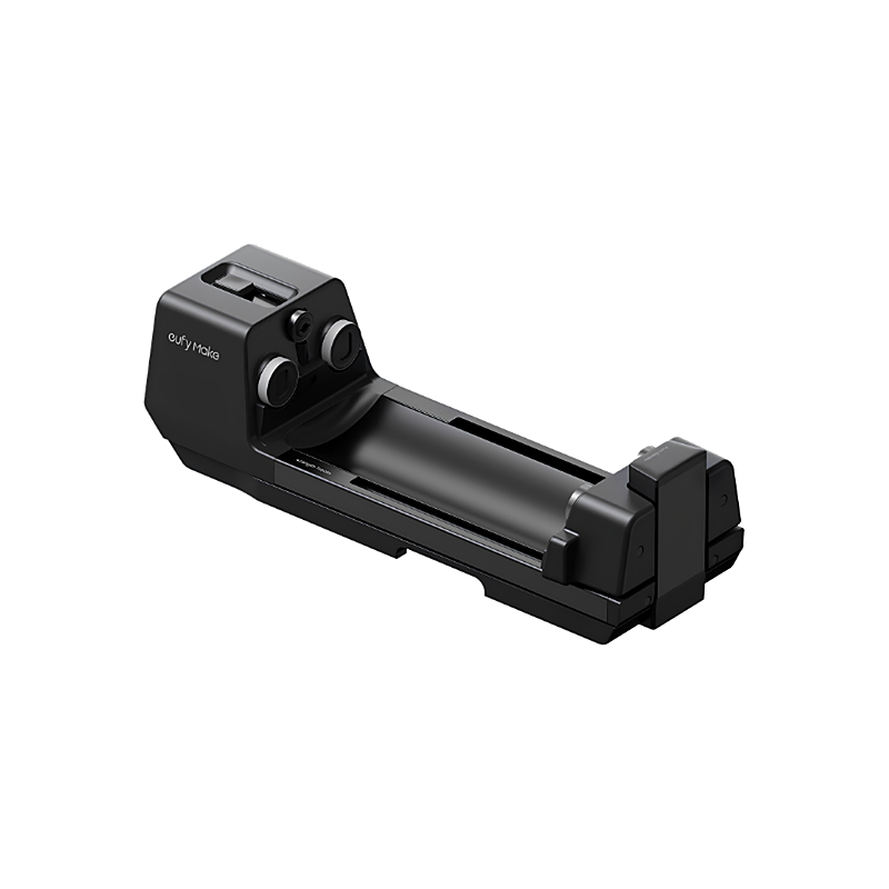 Front top right view of EufyMake E1 Rotary Printing Attachment