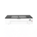 gweike cloud rf metal tube laser cutter and engraver from front top view on a white background