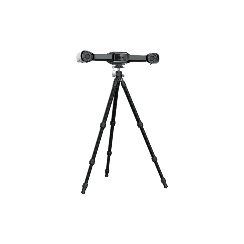 freescan trak nova 3d tracking and scanning system with stand from front left view