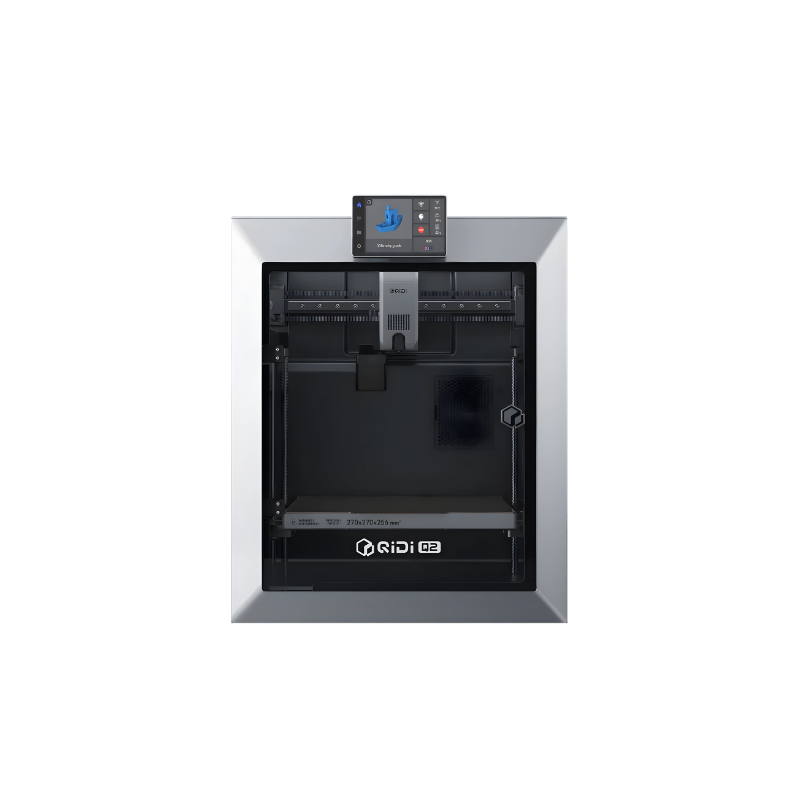 qidi q2 3d printer from front view on white background