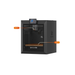 front right view of qidi q2c 3d printer showing nozzle and bed temperatures