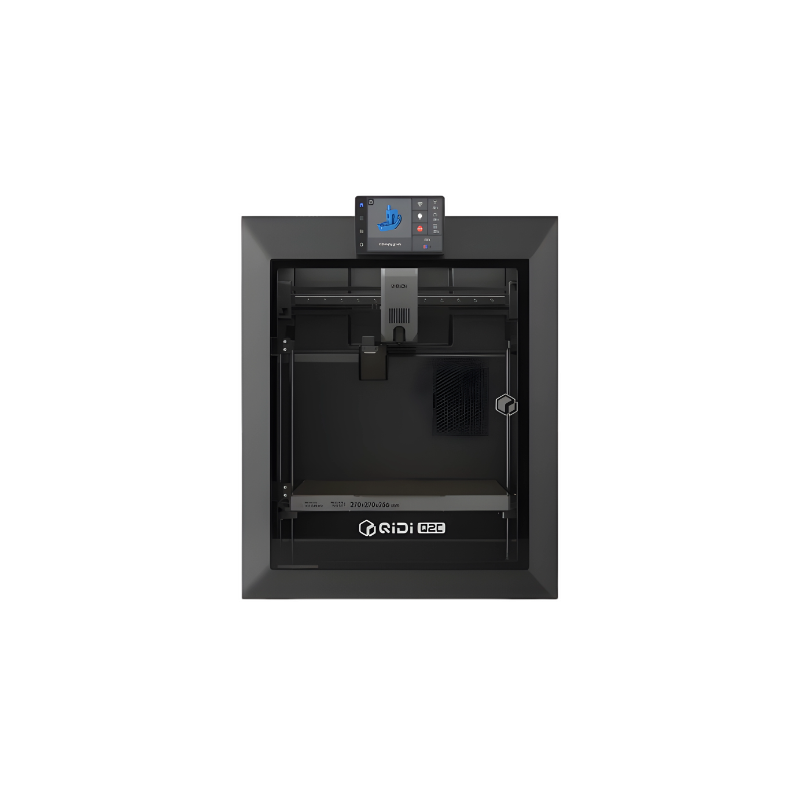 front view of qidi q2c 3d printer