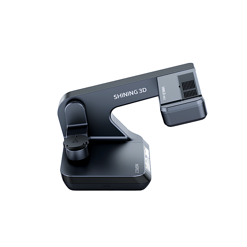Shining 3D AutoScan Inspec2 3D scanner shown from a right side view on a white background