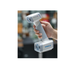 hand holding shining 3d einscan h2 scanner from front right side view