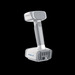 shining 3d einscan h2 scanner from a rear left angle view