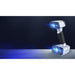 shining 3d einscan hx scanner on the right side from a front right angle view with a blue background