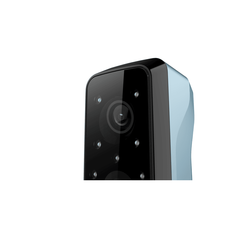shining 3d einstar hand held scanner with a close up view of the stereo depth camera