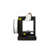 front view of black tiertime up plus 2 3d printer on white background