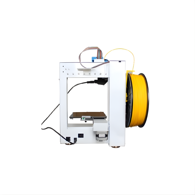 rear view of white tiertime up plus 2 3d printer