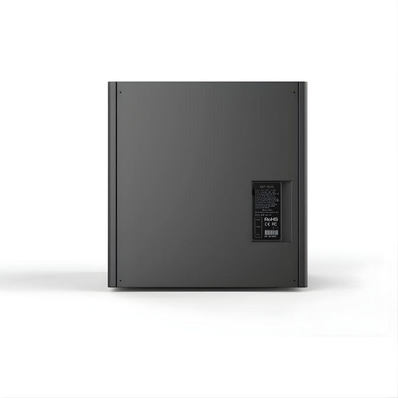 tiertime up300 3d printer from rear view on a white background