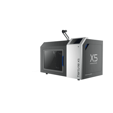 tiertime x5 3d printer brand and model shown in front right view