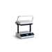 isometric view of the vaquform dt2 digital desktop vacuum former machine with blue lit screen